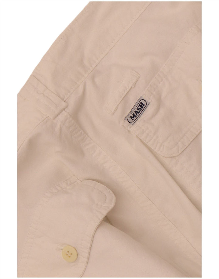 Pantaloni chino dritti da uomo Mash W30 L32 bianchi