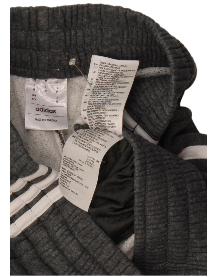 Pantaloni da tuta da uomo Adidas Joggers in cotone grigio medio