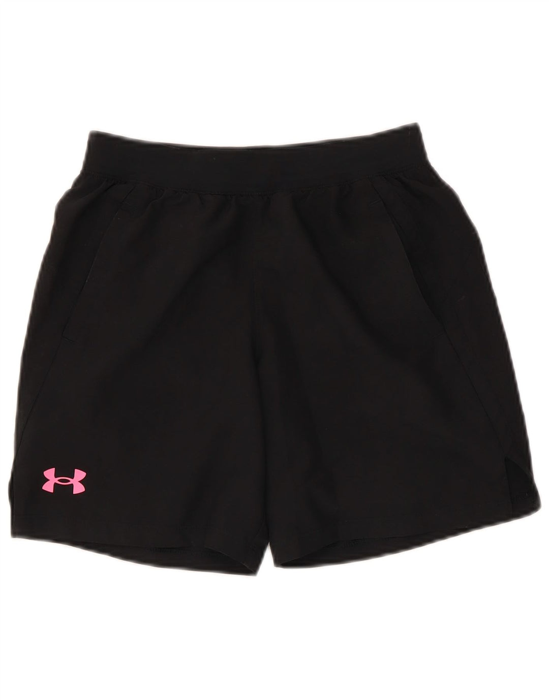 Pantaloncini sportivi grafici per ragazze Under Armour 9-10 anni poliestere nero medio