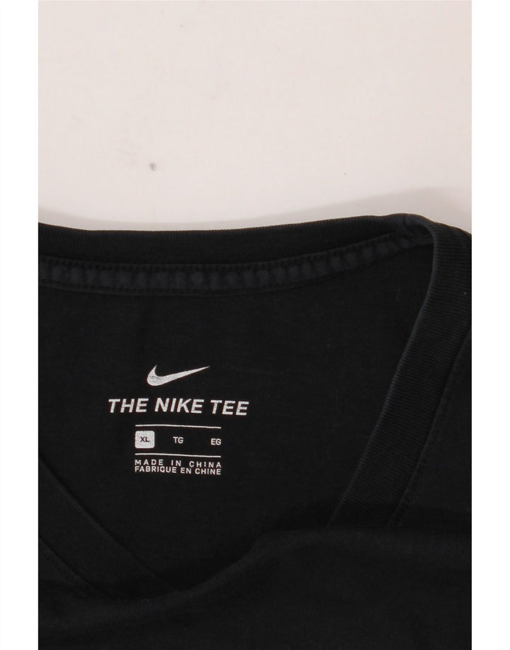 T-shirt grafica da uomo NIKE Top XL nera