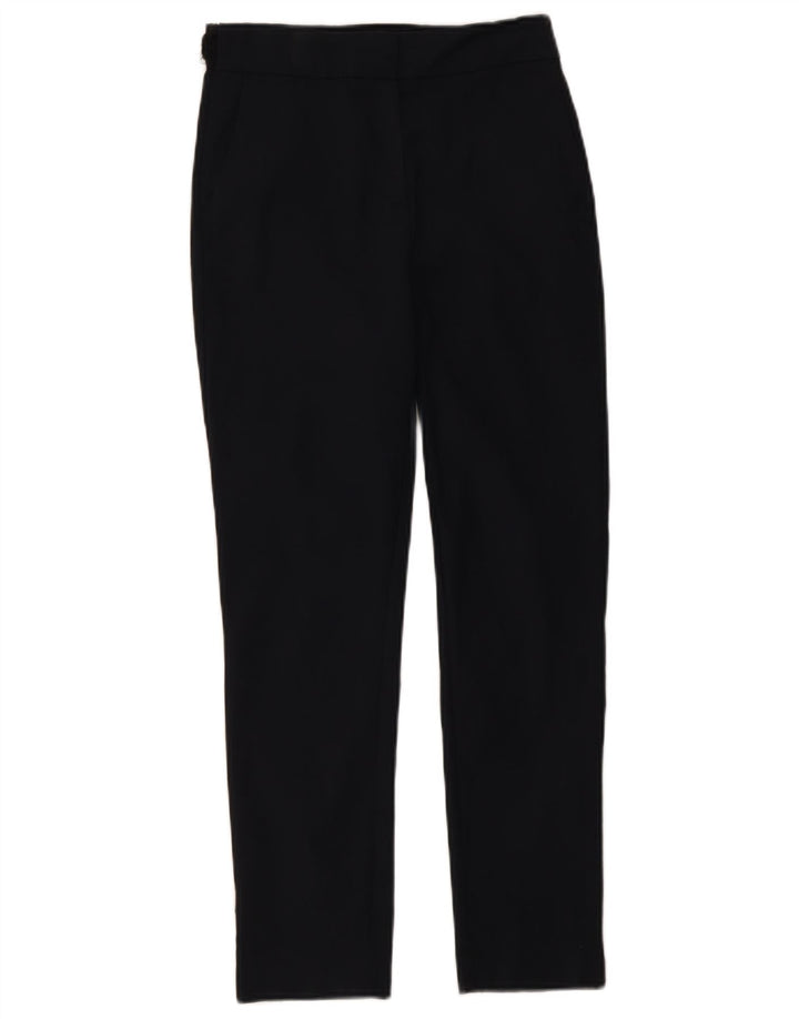 Pantaloni chino slim da donna Zara piccoli W26 L27 neri