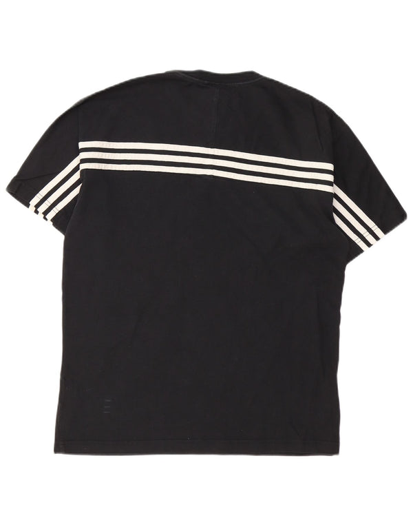 T-shirt Adidas da uomo Top Small in cotone nero