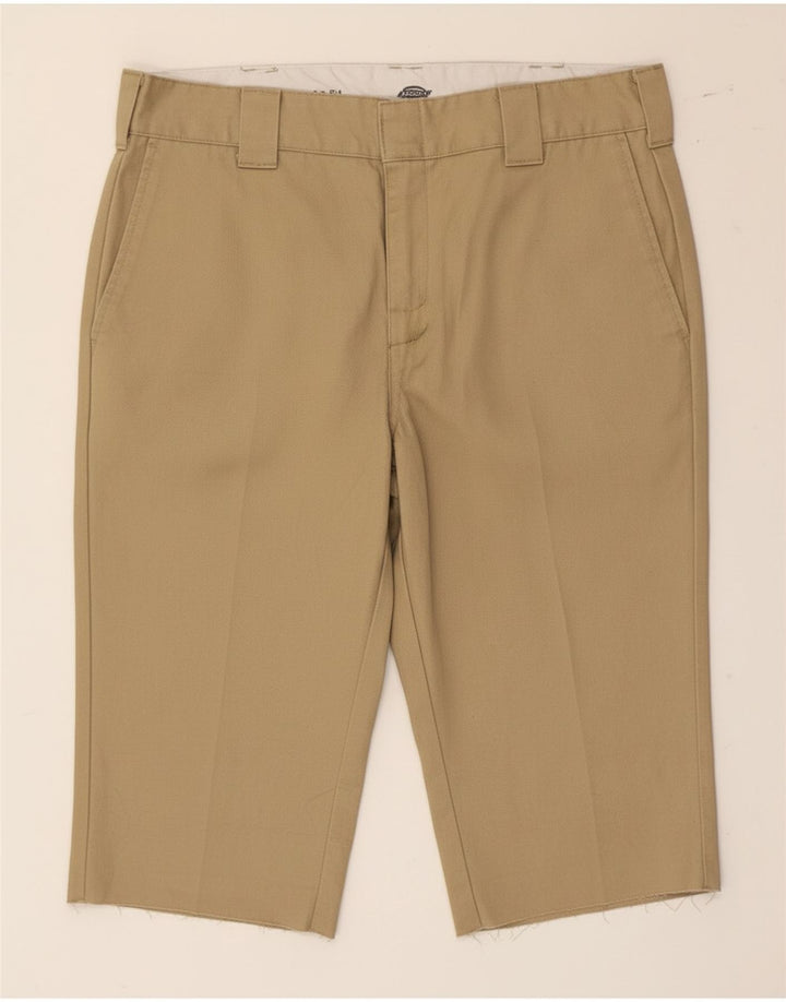Pantaloncini chino slim da uomo Dickies W31 poliestere beige medio