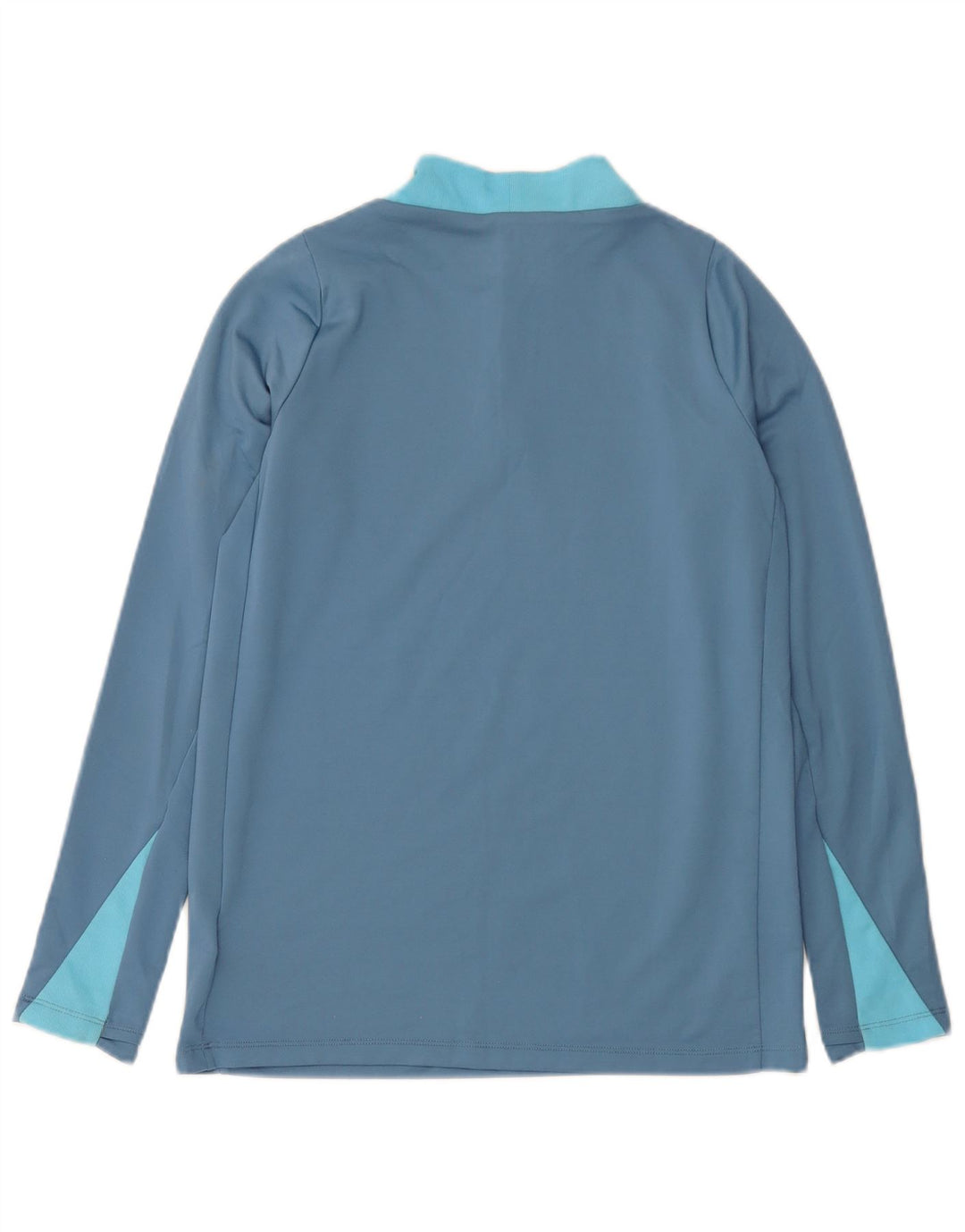 Top della tuta pullover Nike da ragazzo Dri Fit Slim con zip e collo 13-14 anni XL Blu