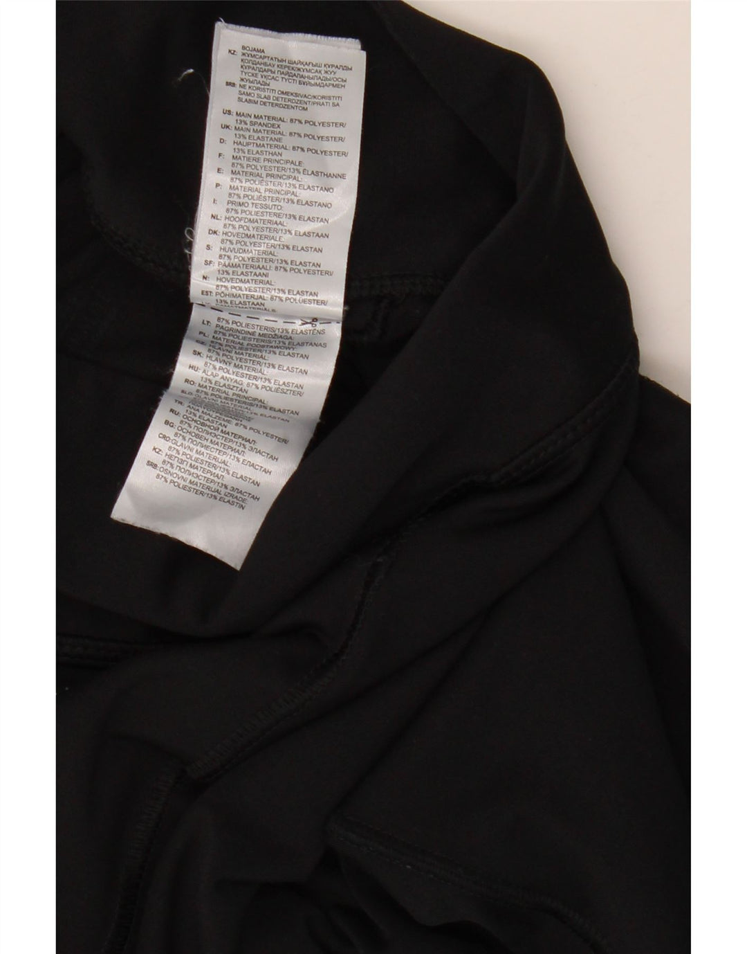 Leggings ADIDAS Climalite da donna UK 4/6 XS Poliestere nero