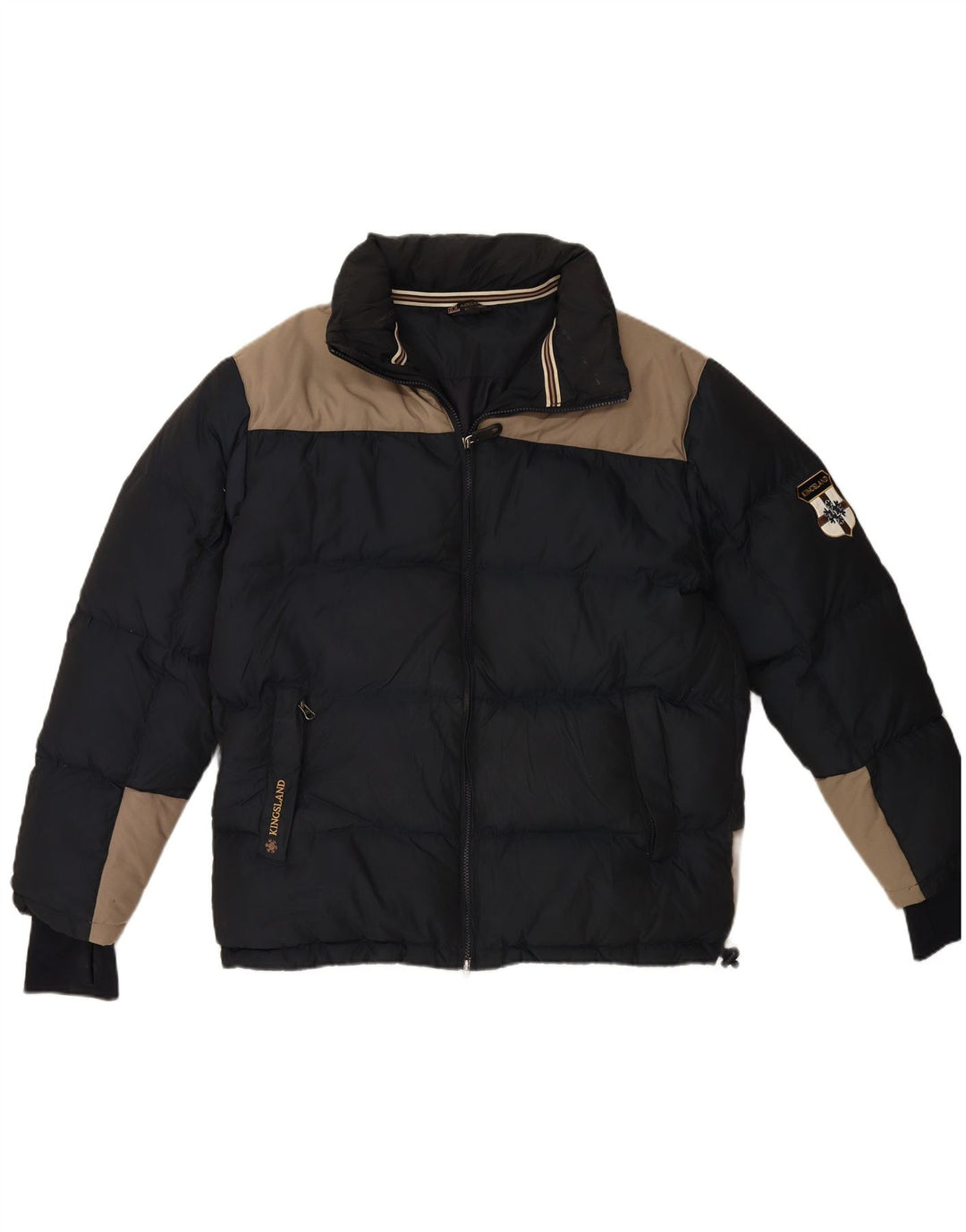 Giacca imbottita da uomo KINGSLAND UK 42 XL Poliestere color block blu navy