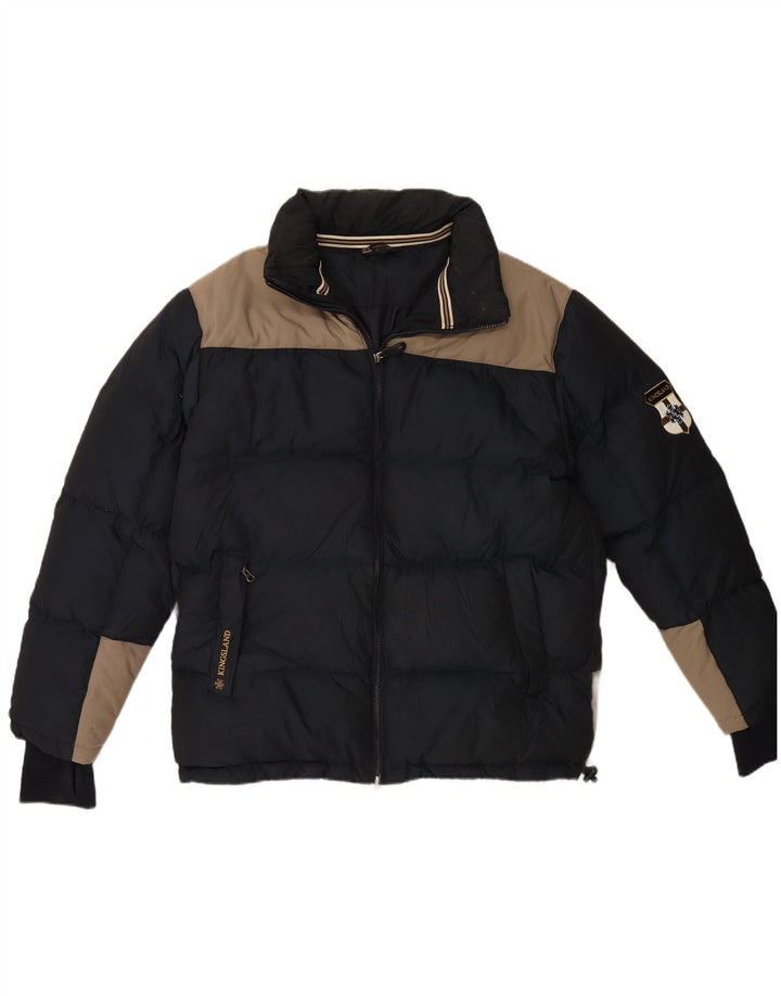 Giacca imbottita da uomo KINGSLAND UK 42 XL Poliestere color block blu navy