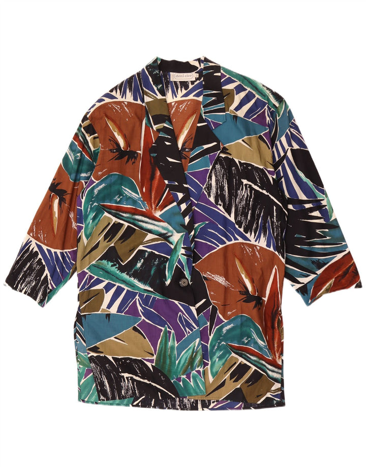 Top Cardigan Oversize da Donna Deni-Cler IT 42 Medio Floreale Floreale