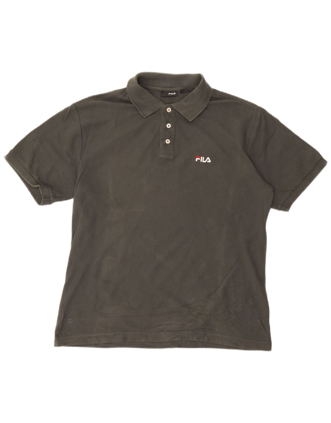Polo Uomo FILA Large in Cotone Grigio