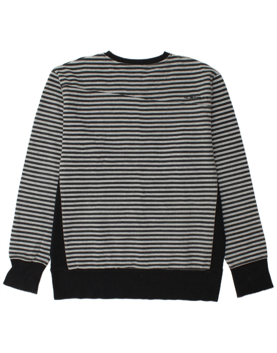 Felpa da uomo QUIKSILVER Maglione XL Cotone a righe nere