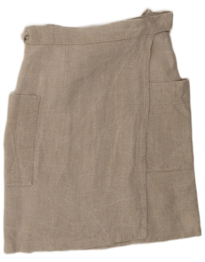 Gonna avvolgente Ferretti Jeans Philosophy da donna UK 12 media W29 Beige