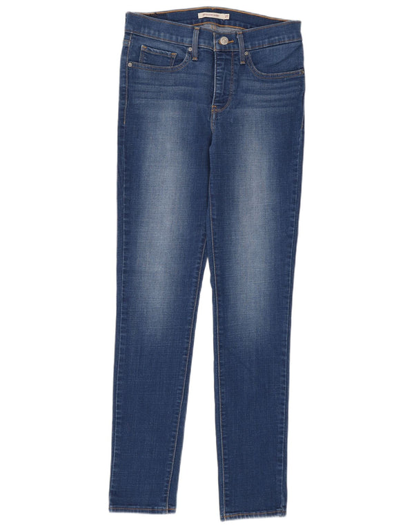 Levi's Donna 311 Shaping Skinny Jeans W27 L30 Cotone Blu