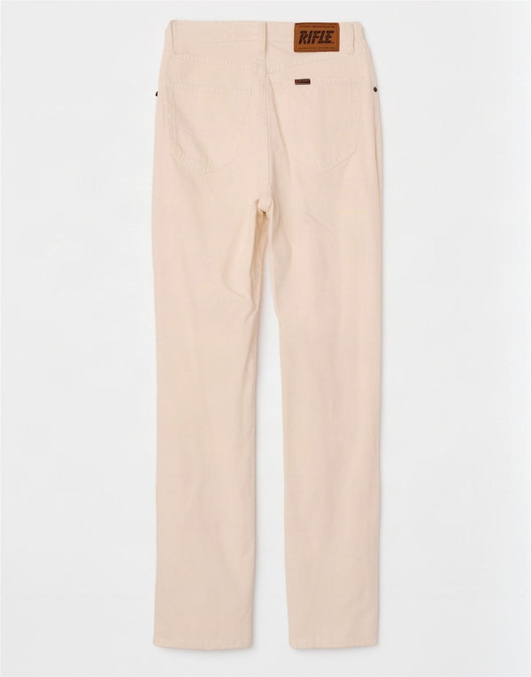 Jeans dritti da donna Rifle W28 L30 cotone bianco