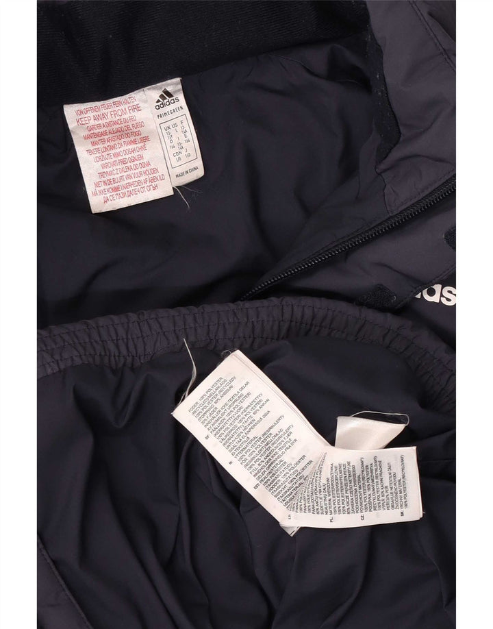 Giacca imbottita Adidas da ragazzo 13-14 anni in poliestere blu navy