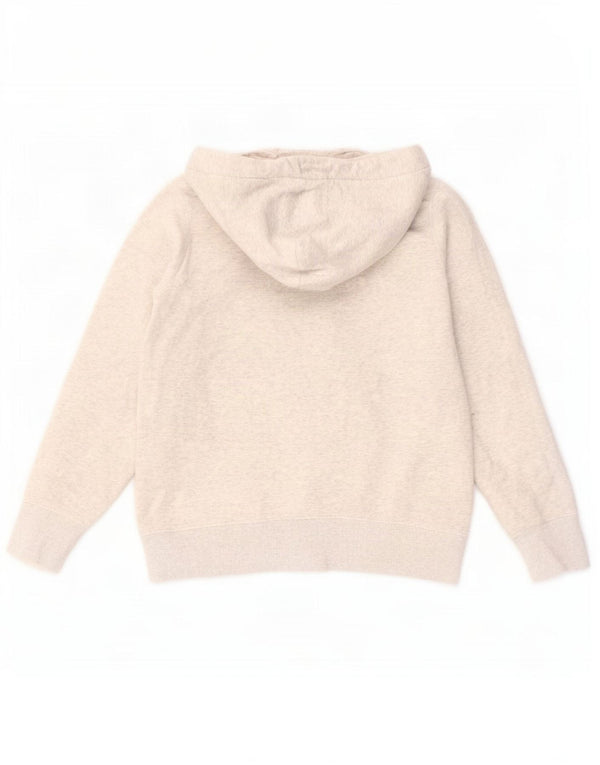 Maglione con cappuccio oversize da donna Jack Wills UK 10 piccolo cotone chiazzato grigio