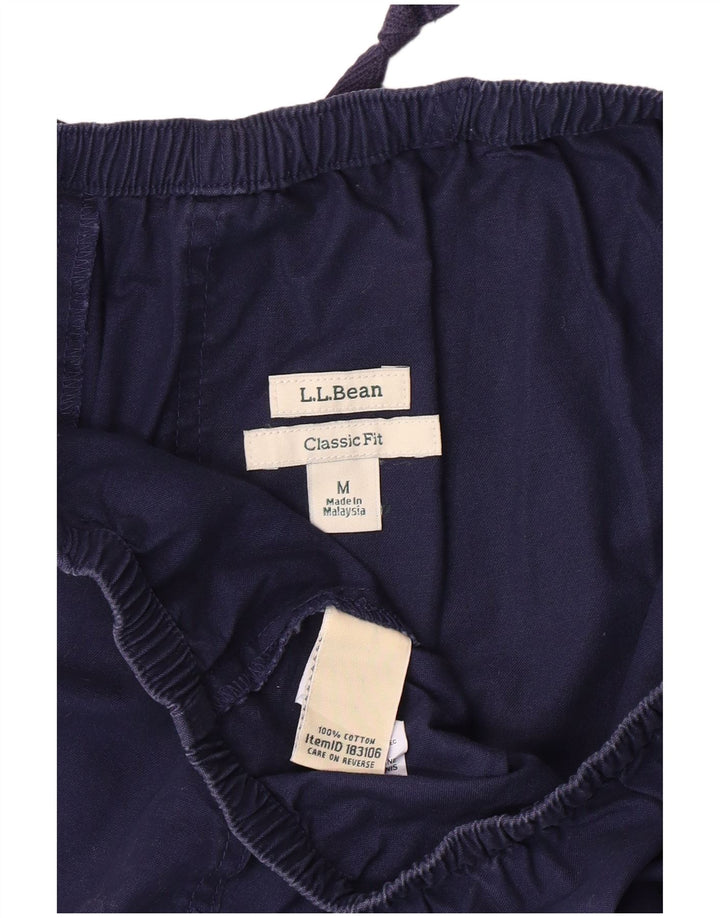 L.L.BEAN Pantaloncini chino da uomo dalla vestibilità classica medi W30 in cotone blu navy classici