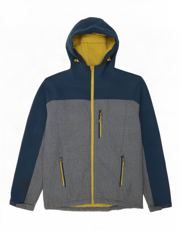 Giacca a vento da uomo Mountain Warehouse UK 38 Colorblock blu medio