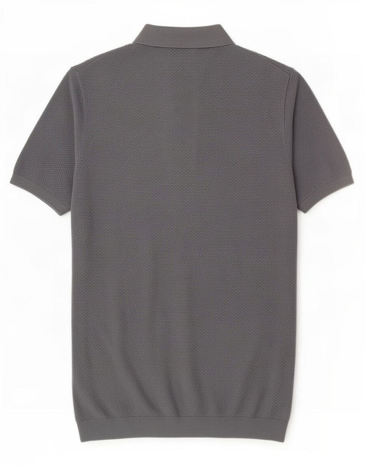 Polo Uomo Massimo Dutti Cotone Grigio Medio