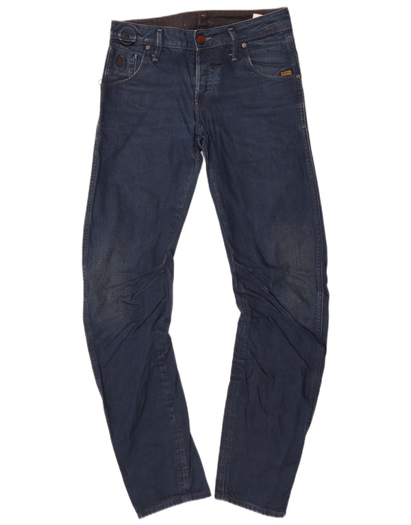 Jeans slim a banana da uomo G-Star W29 L34 cotone blu navy