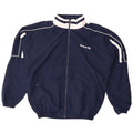 Giacca Reebok da uomo con grafica grafica, grande, color block blu navy