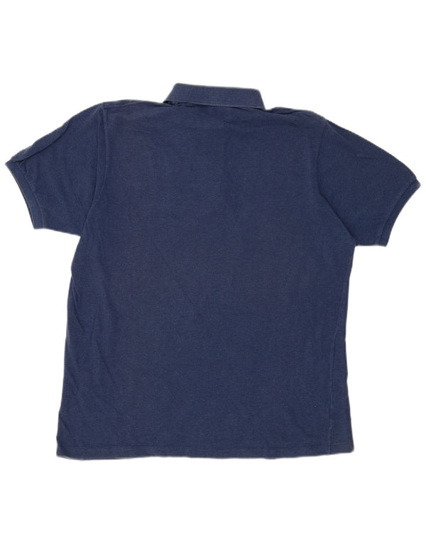 Polo da uomo Lacoste taglia 7 2XL cotone blu navy