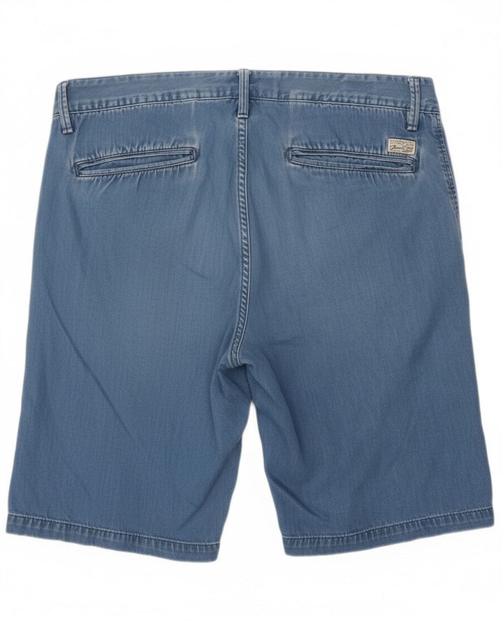 Pantaloncini di jeans da uomo Scotch & Soda W32 cotone blu medio