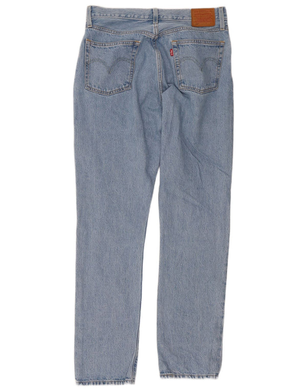 Jeans dritti a vita alta Levi's 501 da donna W30 L32 in cotone blu