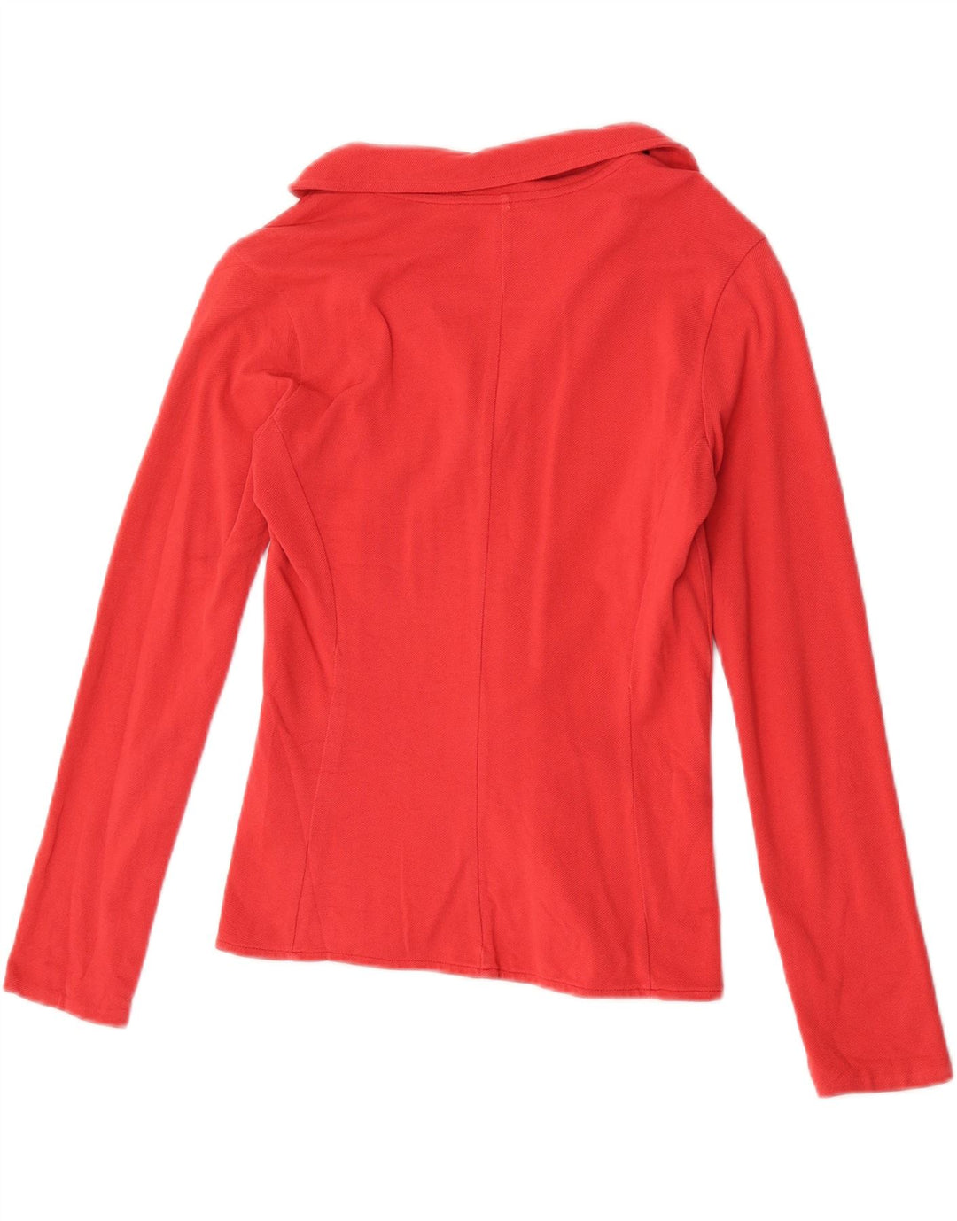 Giacca blazer a 3 bottoni da donna Kappa UK 10 piccola rossa in cotone
