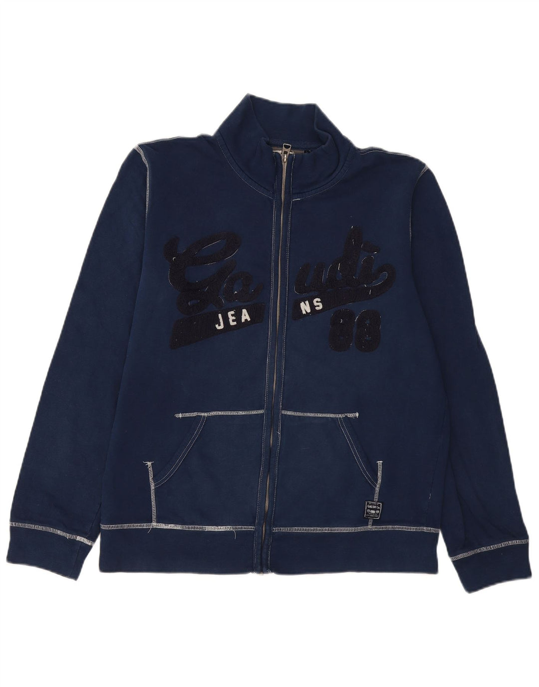 Giacca da ginnastica grafica da donna GAUDI UK 20 2XL Blu navy