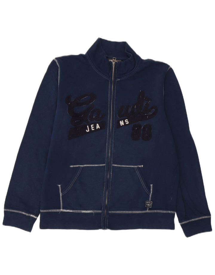 Giacca da ginnastica grafica da donna GAUDI UK 20 2XL Blu navy