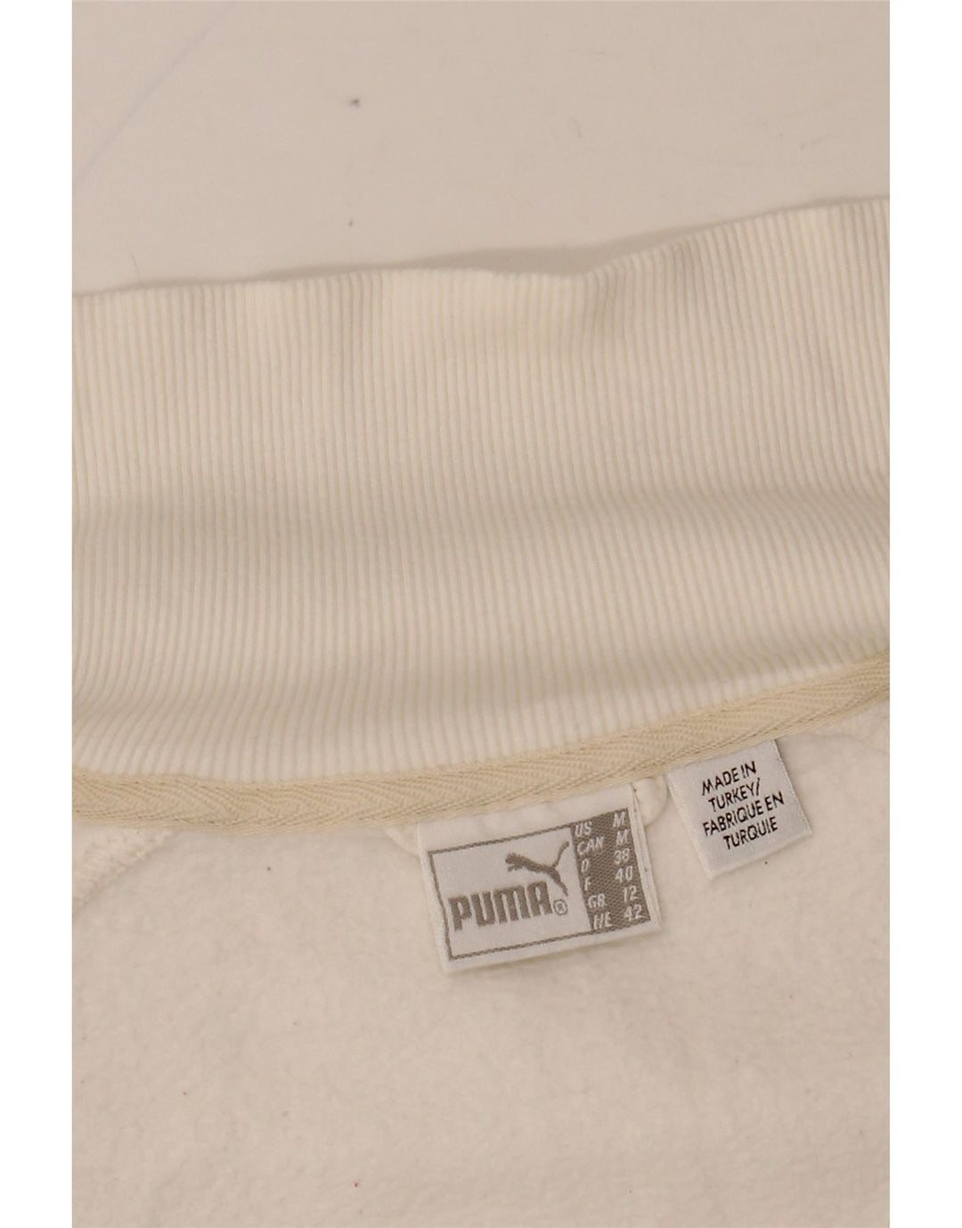 Giacca da ginnastica con grafica PUMA da donna UK 14 Medium White