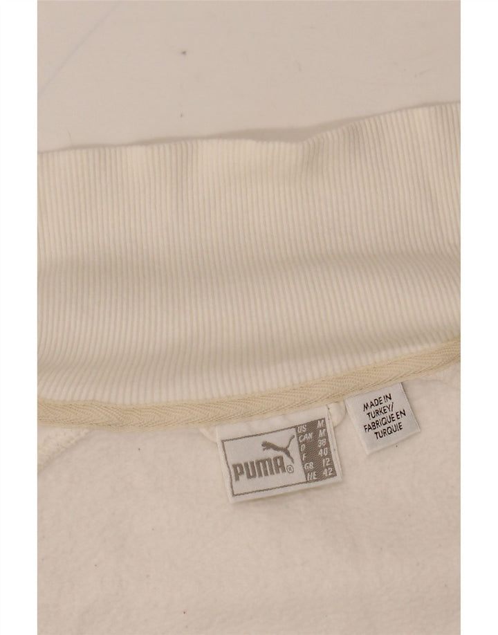 Giacca da ginnastica con grafica PUMA da donna UK 14 Medium White