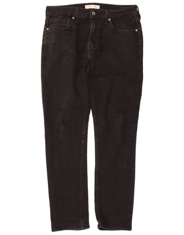 Jeans slim firmati da uomo Levi's W33 L30 cotone nero