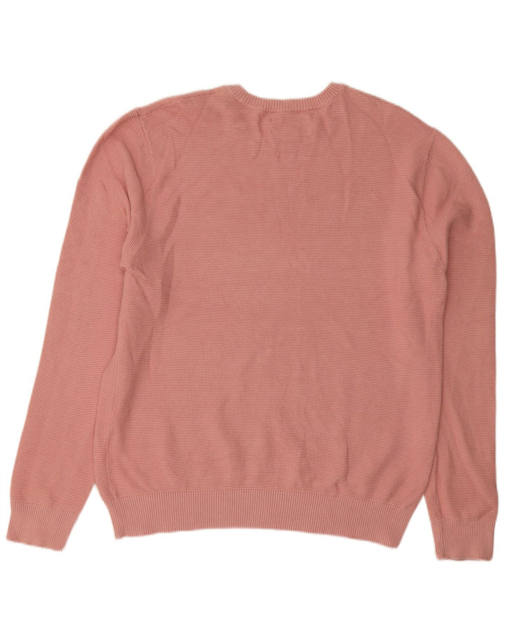 Maglione da uomo girocollo Penguin XL in cotone rosa