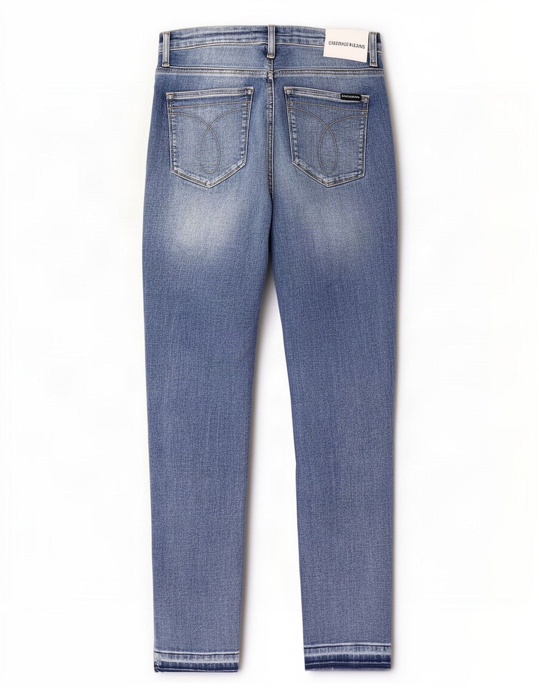 Jeans slim da donna Calvin Klein W33 L27 cotone blu