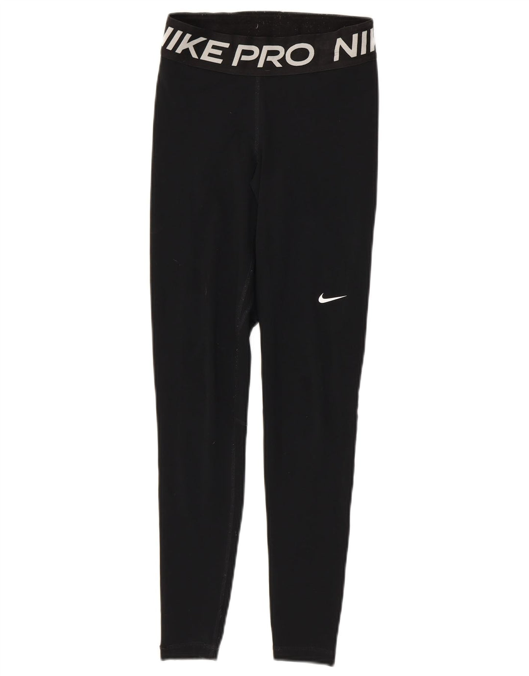 Leggings grafici Nike Dri Fit da donna UK 4 XS poliestere nero