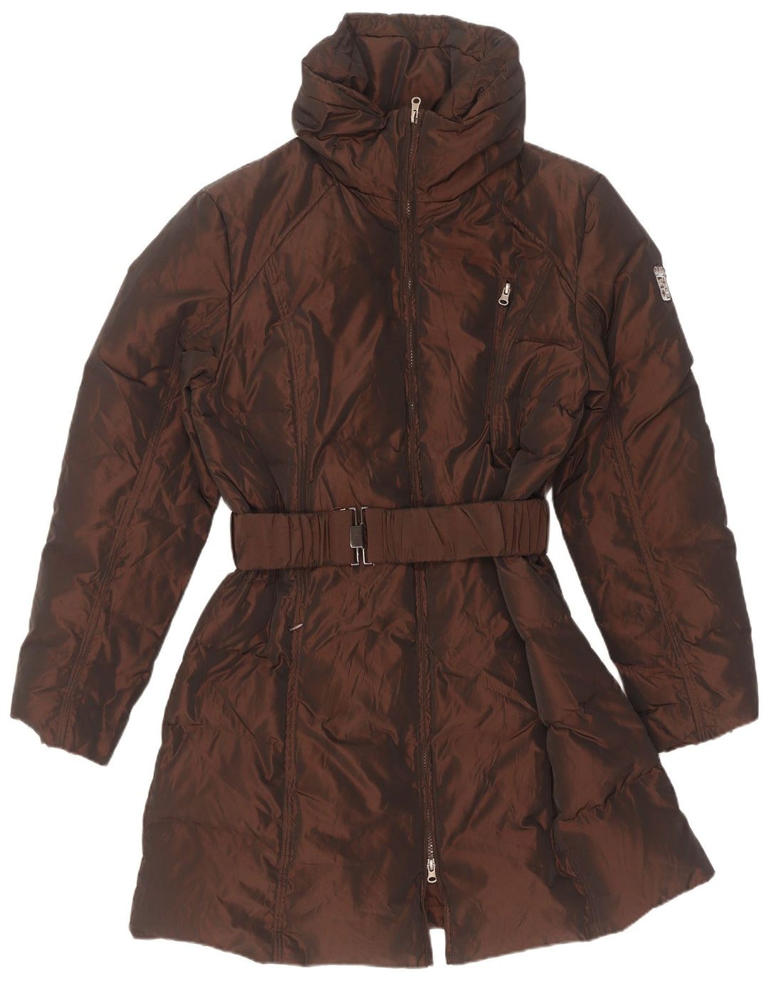 Cappotto imbottito da donna Marina Militare UK 20 2XL Poliestere marrone
