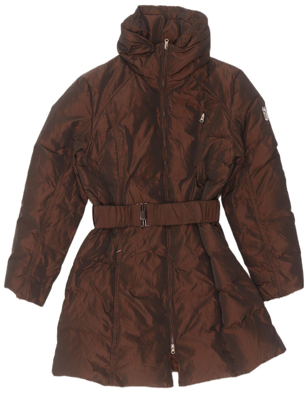 Cappotto imbottito da donna Marina Militare UK 20 2XL Poliestere marrone