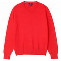 Maglione da donna Gap con scollo a V, grande, in cotone rosso