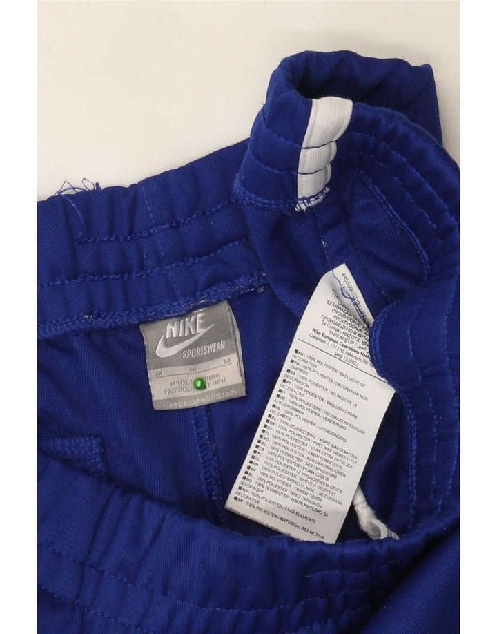 Pantaloni da tuta Nike da uomo in poliestere color block blu medio