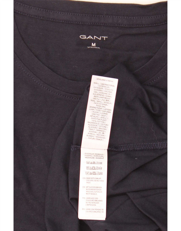 Gant T-shirt da uomo Top in cotone blu navy medio