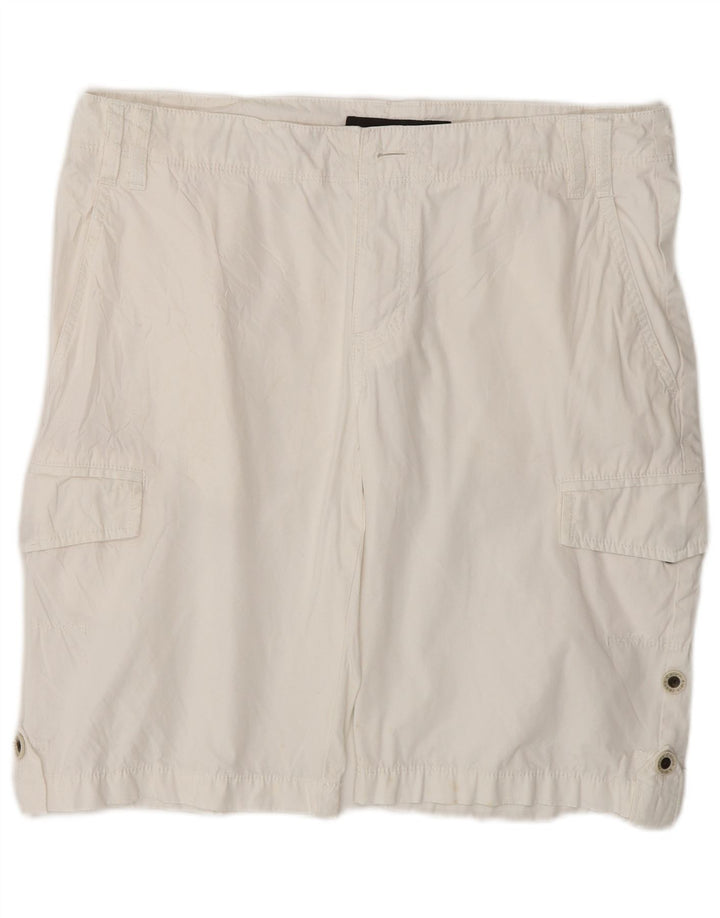 Pantaloncini cargo da uomo Calvin Klein W32 cotone bianco medio