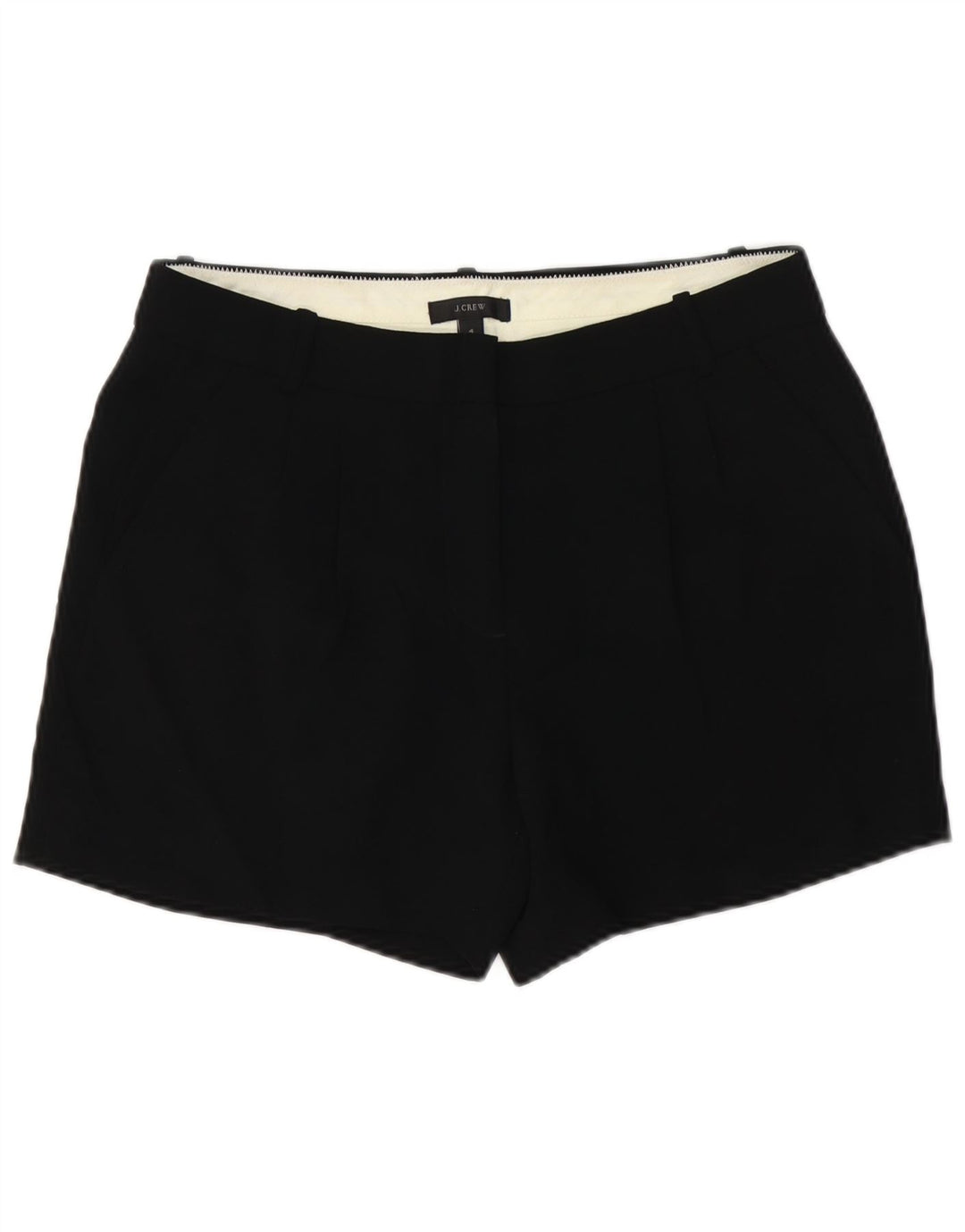Pantaloncini chino con ancoraggio da donna J. CREW US 4 Small W32 poliestere nero