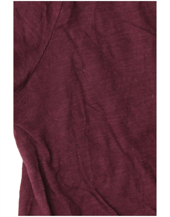 VICTORIA'S SECRET T-shirt grafica rosa da uomo Top grande in cotone bordeaux