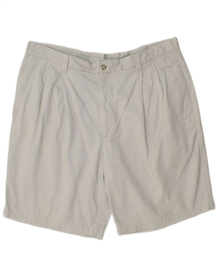 DOCKERS Pantaloncini chino con pegging da uomo W38 XL in cotone grigio