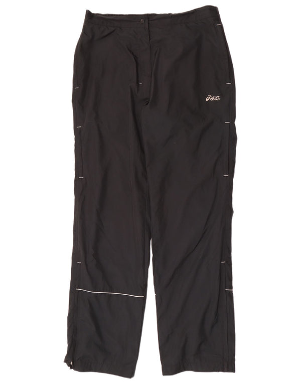 Pantaloni impermeabili Asics da donna UK 14 medio nero poliestere