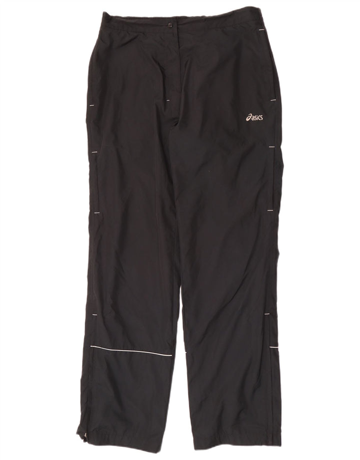 Pantaloni impermeabili Asics da donna UK 14 medio nero poliestere