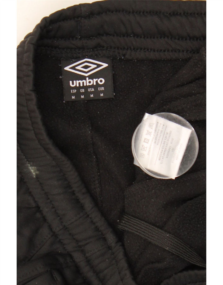 Pantaloni da tuta grafici da uomo UMBRO poliestere nero medio