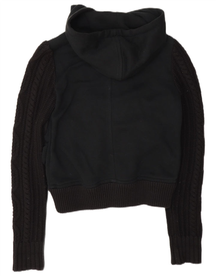 Maglione con cappuccio e zip da donna Iceberg IT 44 cotone blu navy medio