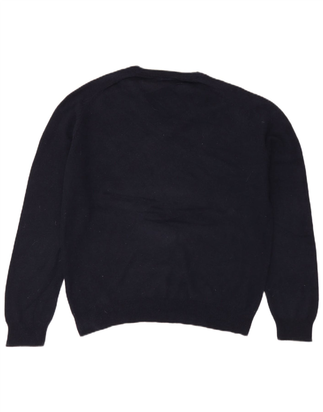 Maglione da uomo Marks & Spencer vestibilità regolare con scollo a V grande blu navy